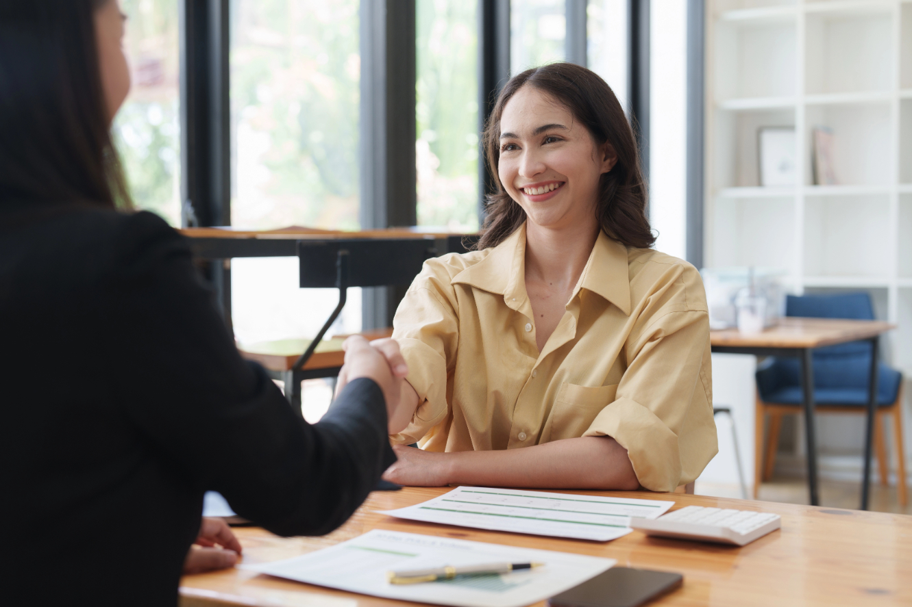 Business People Handshake Successful Businessmen